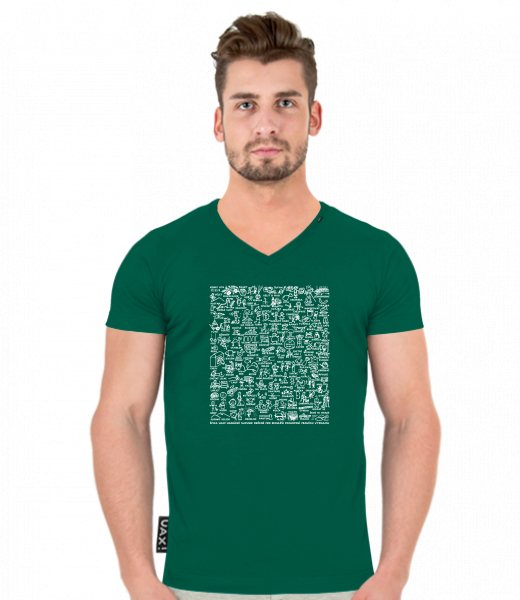 TRIČKO SLIM FIT VÝSTŘIH V