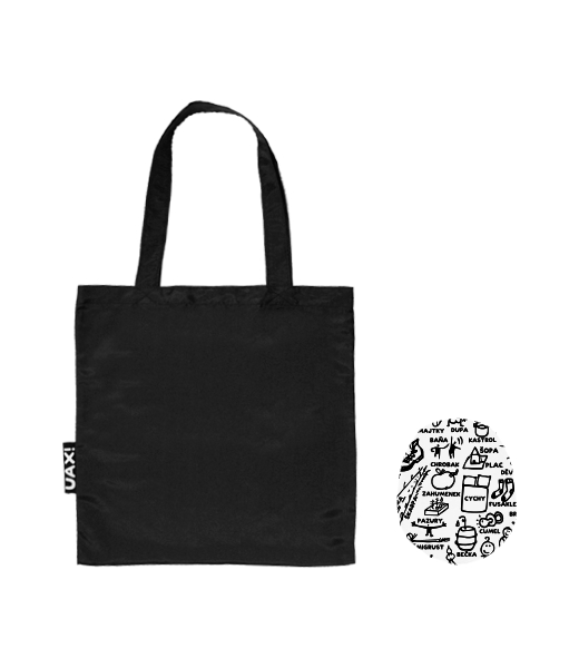 UP-CYCLE BAG WITH PRINT DIALECTS
