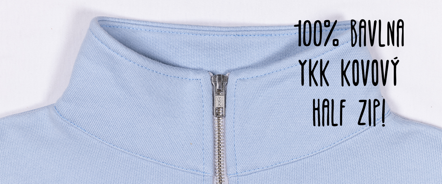 Dámská oversize mikina half zip 2026